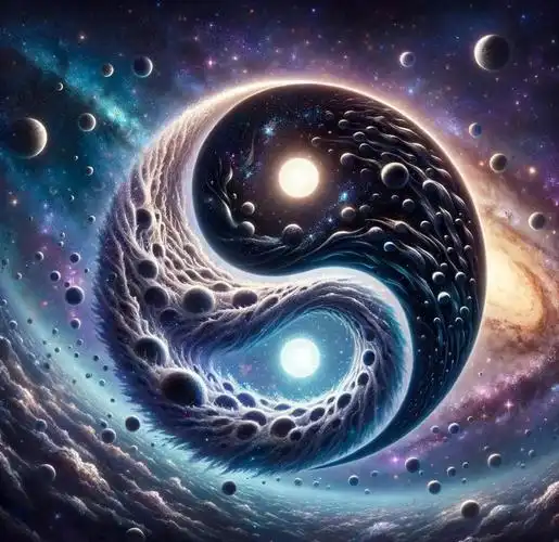 双鱼太极图💫阴阳平衡的宇宙法则