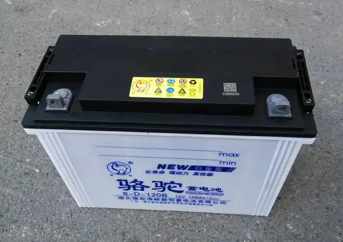 电动三轮车蓄电池骆驼牵引电瓶6d120b12v105ah动力电池起动型
