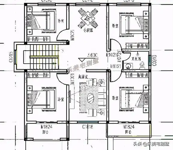 8套农村两层自建房别墅设计图,主体毛坯25w左右