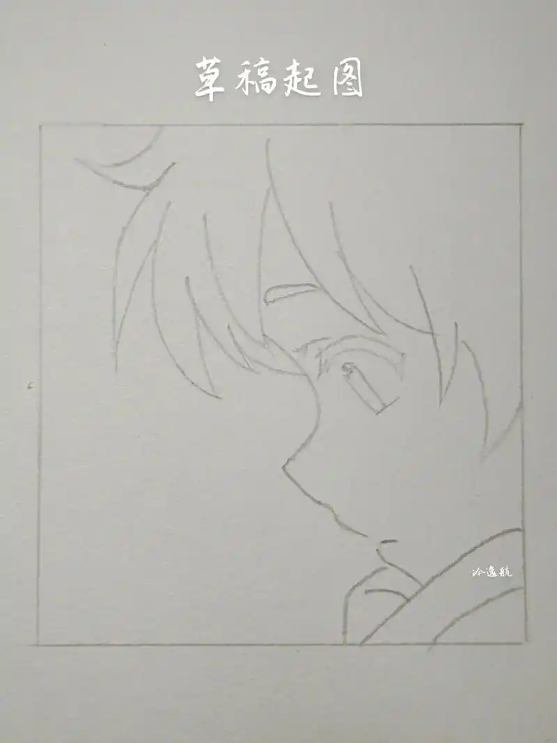 动漫人物头像男绘画#图文伙伴计划 #绘画过程 #简笔画 @转 - 抖音