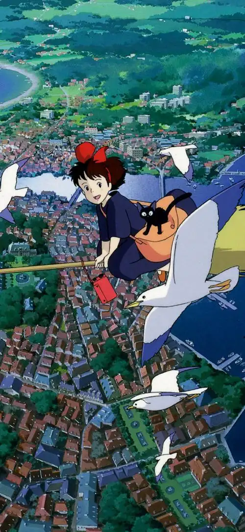 壁纸时间 丨宫崎骏动漫插画