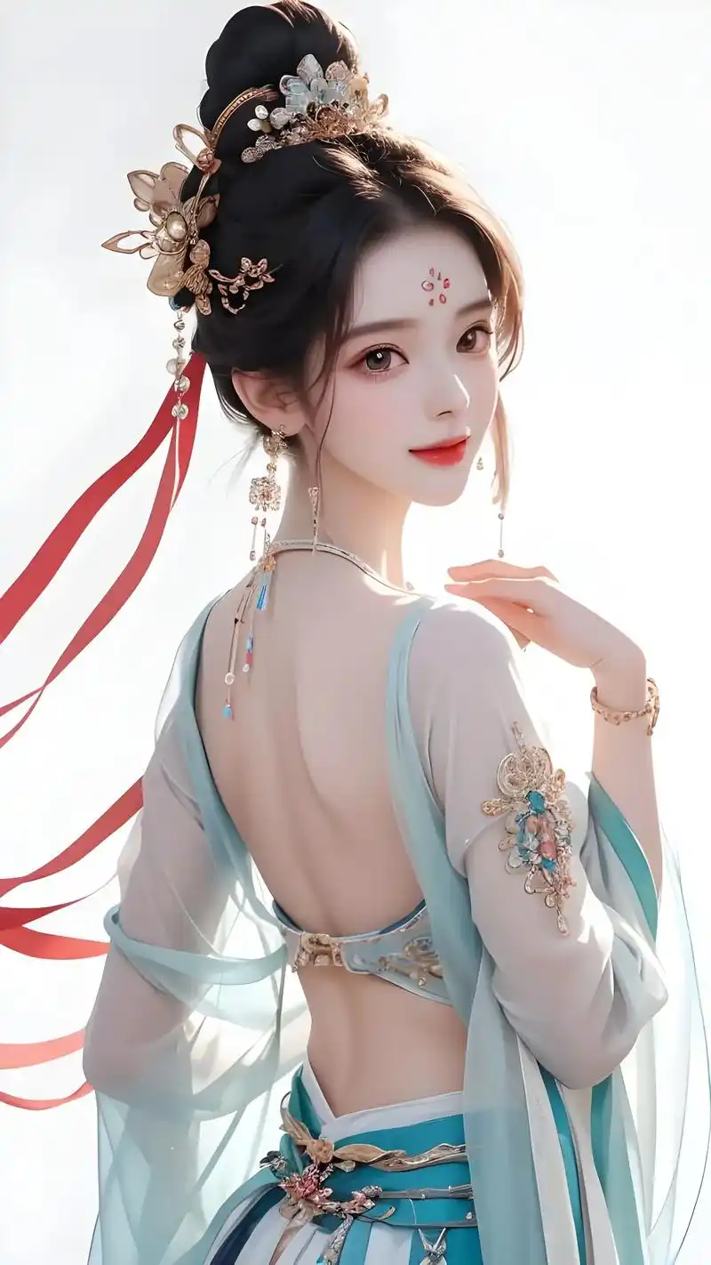 如此古风美人美背,怎不陶醉#古装美女 #国风古韵 #古风 # - 抖音