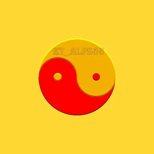 先天太极八卦图