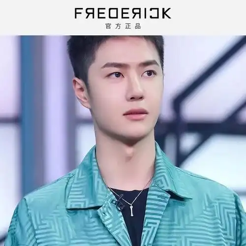 王一博嘻哈锆石设计小众配饰街舞肖战男女项链项链