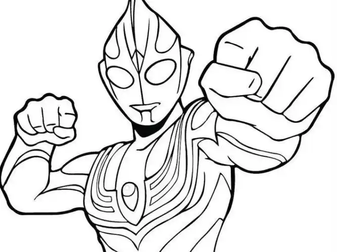 心中的光——手绘迪迦