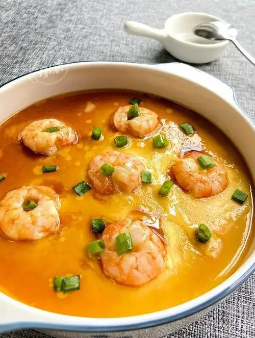 虾仁蒸蛋看似简单,原来也有诀窍,教你一招,蒸出来水嫩像豆腐|鸡蛋|大