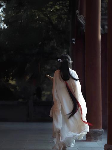 汉服女魏晋风直裾襦裙套装大袖仙气飘逸古风白色古装衫女款系新款