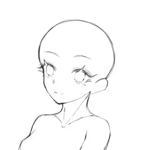 不可二改/二转#绘画  #模板  #免费模板  #福利  #大头模板  #小红书