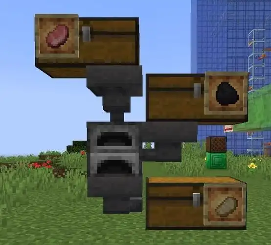 第十五章_全自动熔炉及美观全自动熔炉-我的世界mc红石入门手册从零