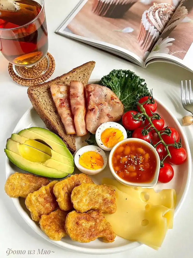 早餐03 丰盛的英式拼盘 开启一天好心情.哈喽 大家好 今日 - 抖音