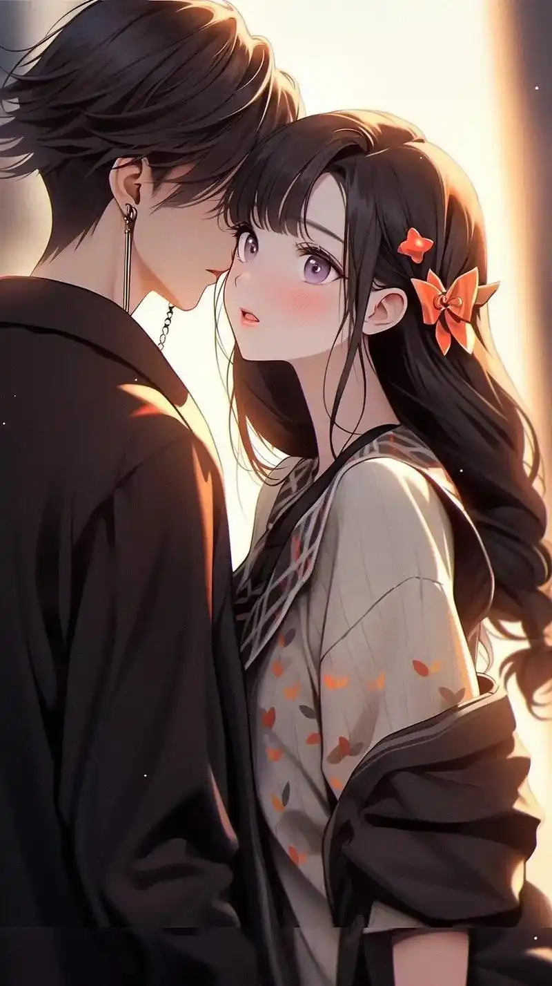 情侣头像二次元男女壁纸超唯美.我说不出爱你的理由,但我知道, - 抖音