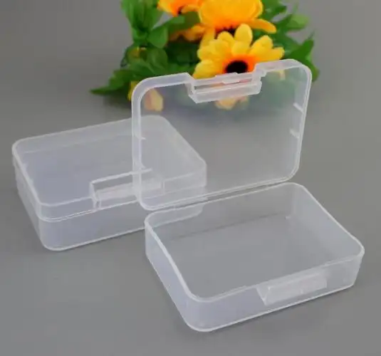 qb231 卡扣空盒——透明有盖塑料盒 样品展示盒 饰品盒 珠宝盒 水钻盒