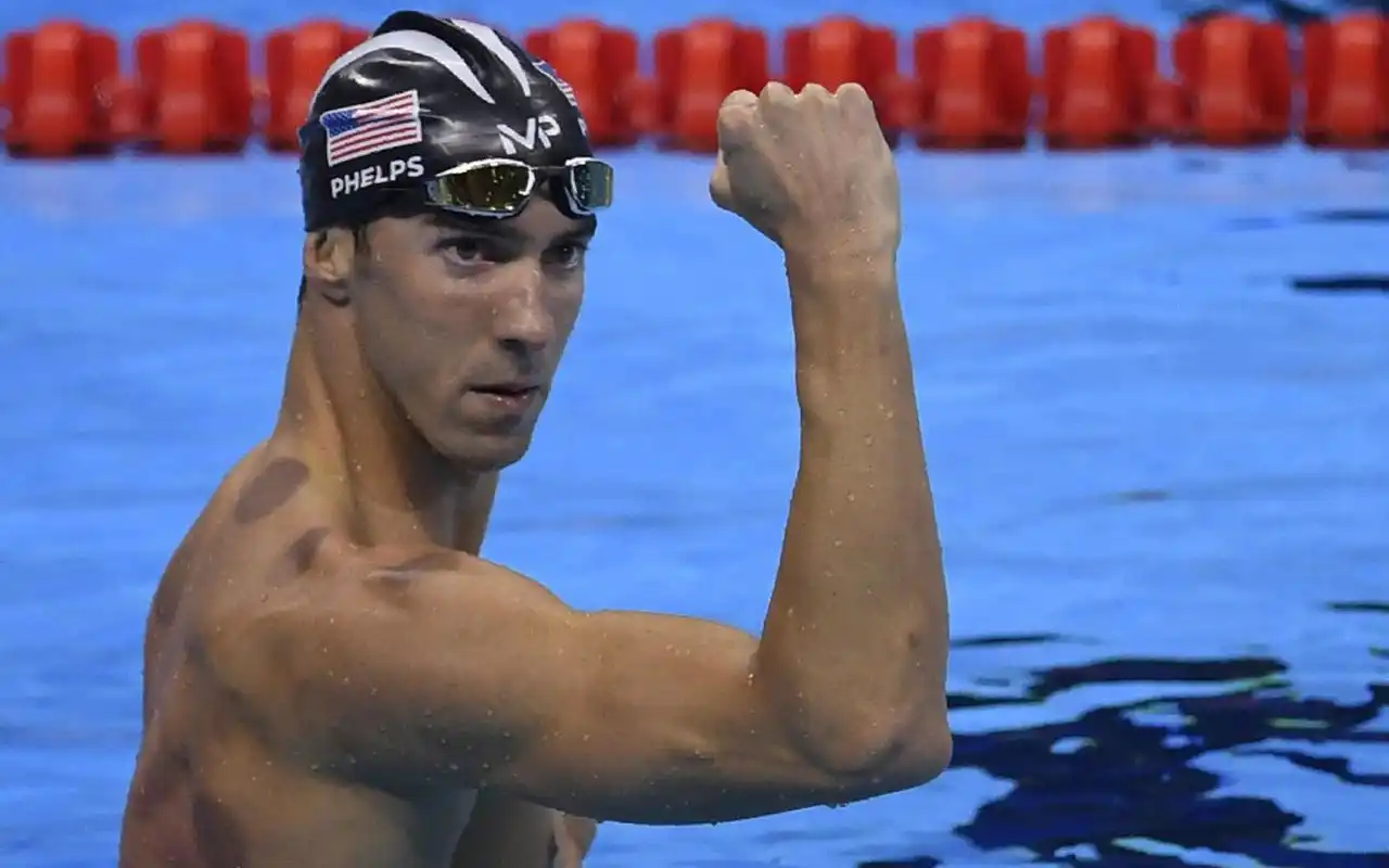 2016里约奥运菲尔普斯图片桌面壁纸