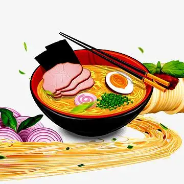 台湾红烧牛肉面卡通png素材