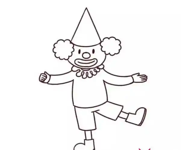 漫威小丑怎么画简笔画