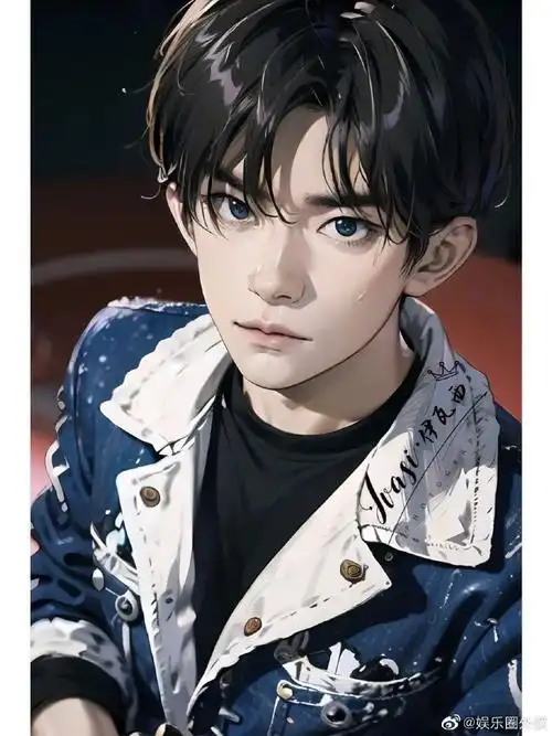 漫画版易烊千玺##ai画的易烊千玺