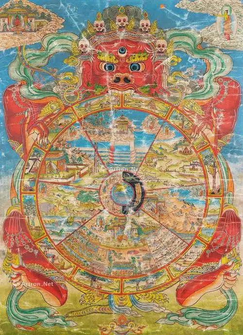 1381 清乾隆(1736-1795) 斯巴霍 唐卡