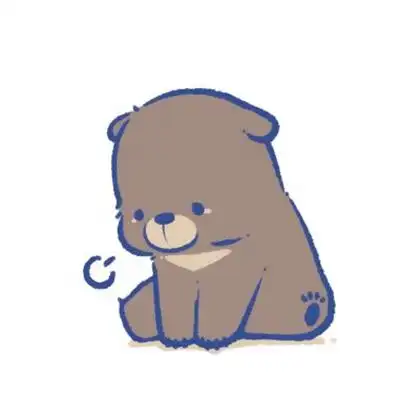 可爱呆萌卡通动物头像