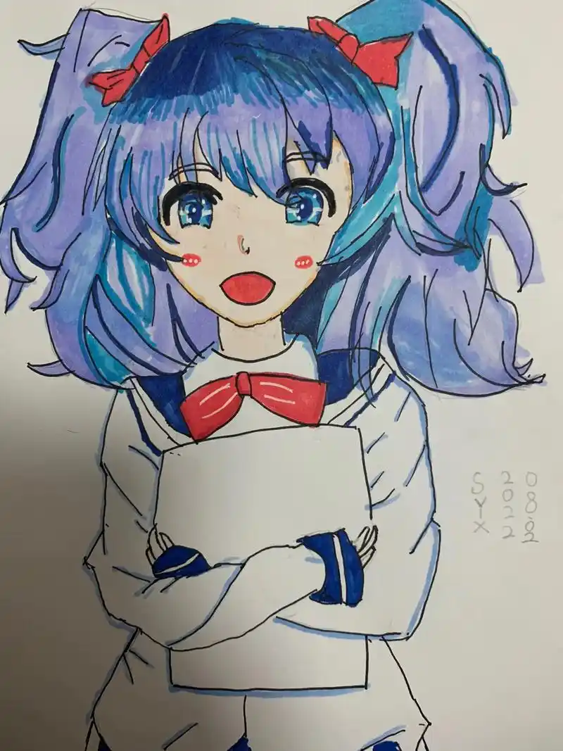 爱画画的小朋友 #动漫人物绘画 #爱画画的孩子 - 抖音