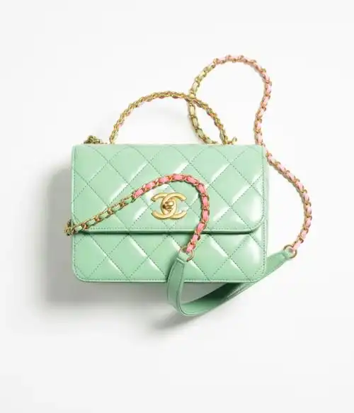 经典不败翻盖chanel手袋黑金款之外还流行什么款式 - 奢侈品代购