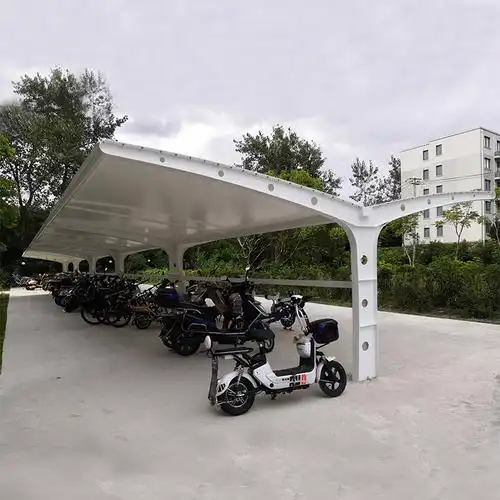 停车棚厂家直销 汽车遮雨遮阳棚 充电桩车棚 绿荫厂家促销