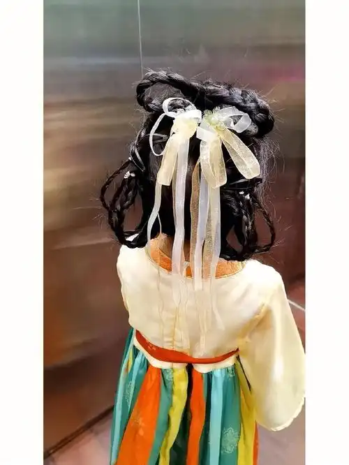儿童汉服发型