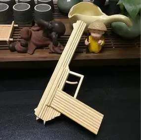 一次性筷子工艺品竹签手工枪成品创意纯手工制作diy手枪模型摆件