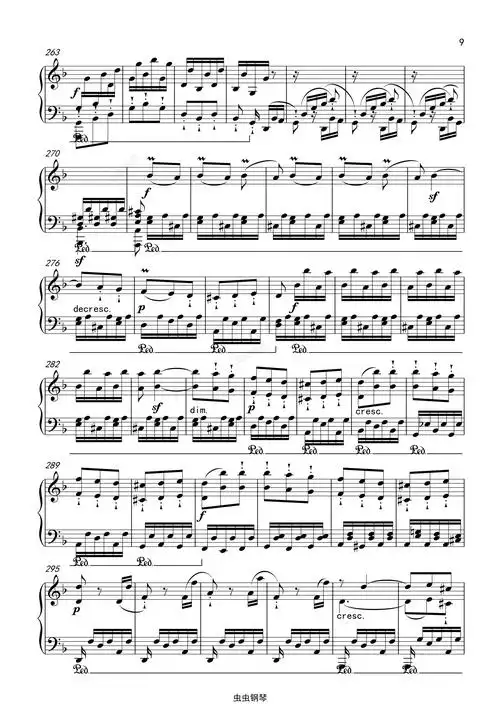 贝多芬-暴风雨奏鸣曲第三乐章简谱 - 曲谱歌词网