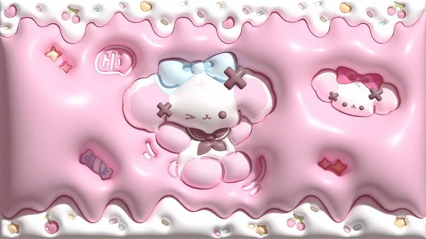 可爱电脑平板壁纸78蓬松小狗来为你加油打气 72● 55 ●72 新