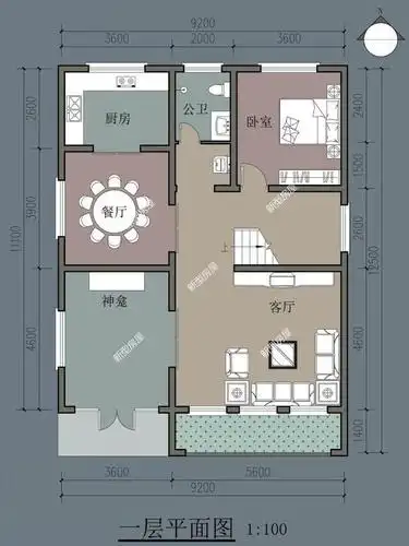宅基地面宽10米,进深12米,农村自建房如何设计比较好?