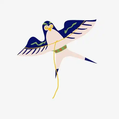 燕子风筝简笔画燕子风筝简笔画彩色