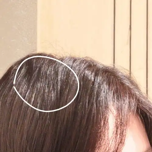 不过下面的头发稍微夹一下就行了,不需要太蓬松补救b:用大卷发棒往后