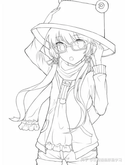 附带线稿临摹素材 - 知乎