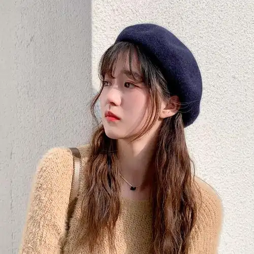 lucaly新品头大脸大的帽子女大圆脸头大适合的帽子女秋冬大脸胖妹妹胖