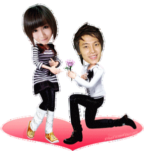 用美图秀秀做浪漫求婚场景