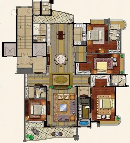 藏龙御景:一步到位的高舒适度精装大平层