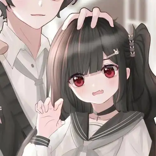 动漫情侣头像  #情侣头像分享