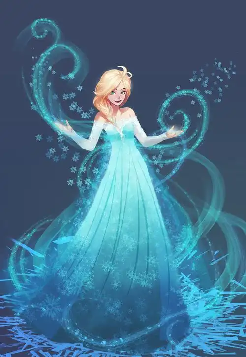 frozen elsa 作者:lin323 p站id=1090413