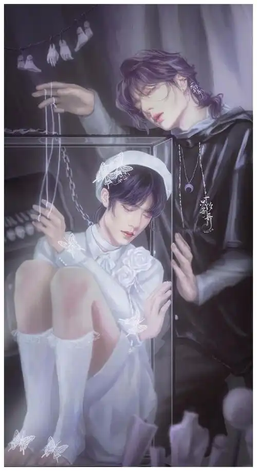 制作王一博肖战漫画,肖战穿吊带红裙妖娆妩媚|肖战|王一博|漫画_新浪