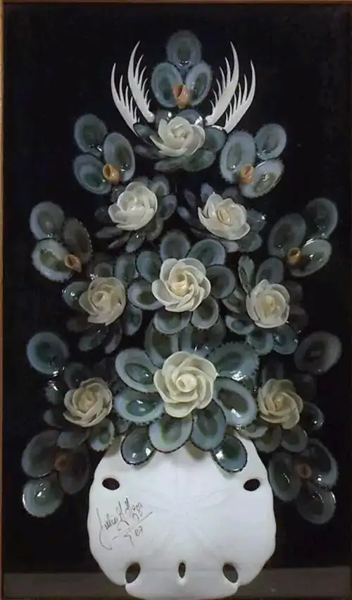 贝壳拼花艺术作品欣赏 - 天际凡尘 - 天际凡尘