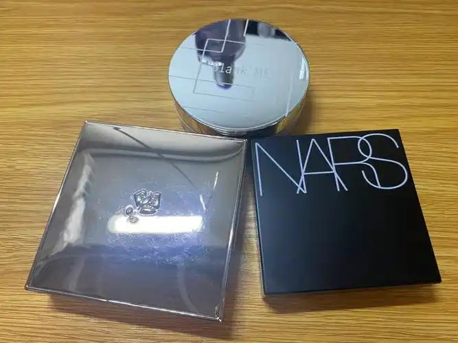 nars方兰蔻菁纯blankme银气垫色号对比