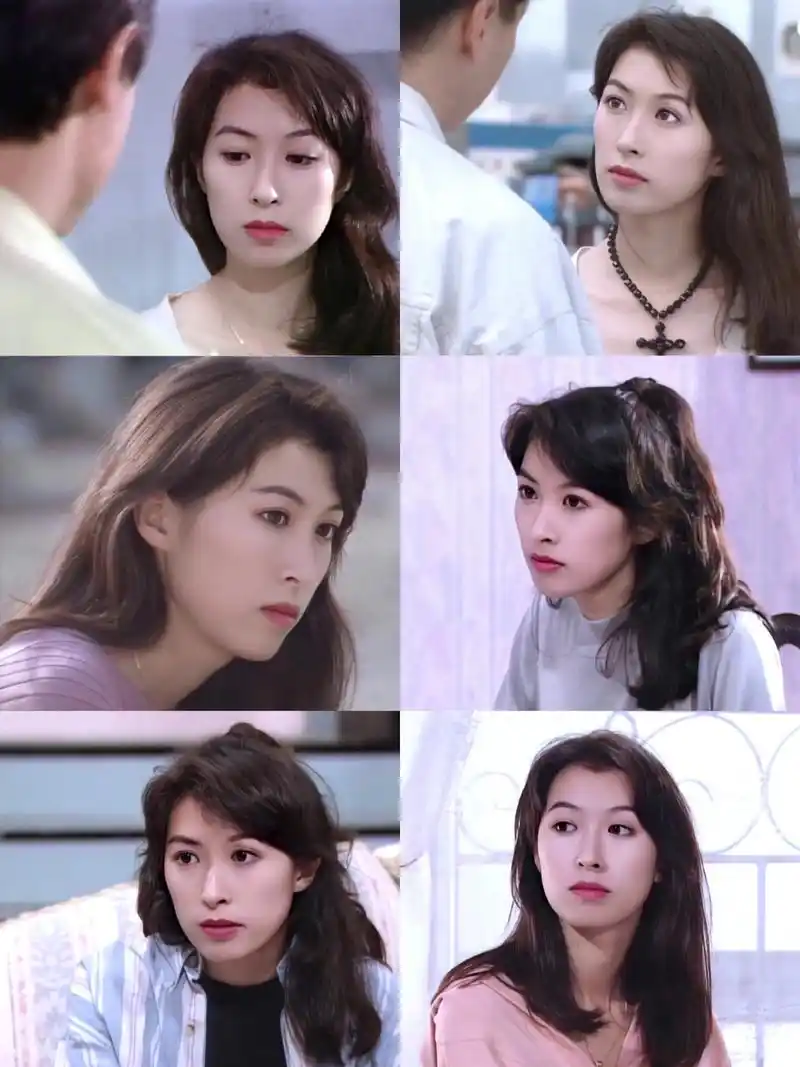 郭蔼明年轻时真的绝美!长发短发随意拿捏,刘青云确实娶到宝了