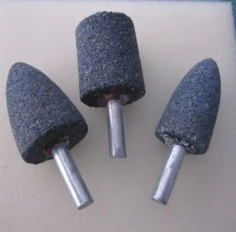 棕刚玉圆柱磨头 子弹头磨头