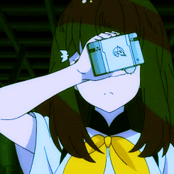 动漫gif女孩gif歪头gif挡住gif