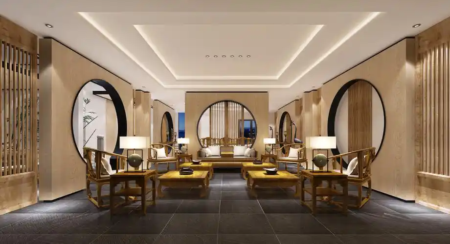 作品名称:空对静  项目地址:福州私人会所  项目面积:1000  主案设计