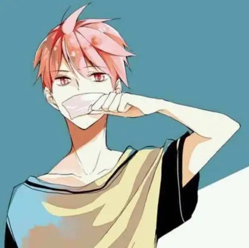 二次元 卡通动漫 帅气 男生头像.