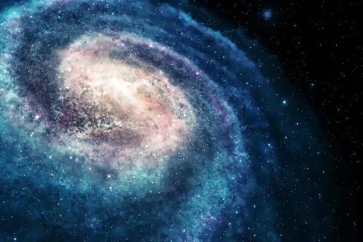 宇宙太空中的银河系