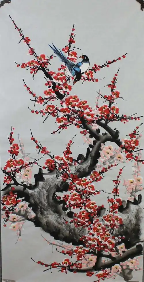 合作画家~张钰英 国画梅花