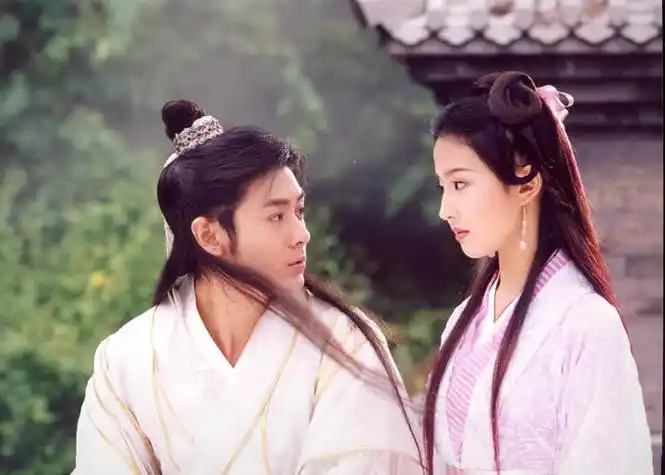 林志颖 刘亦菲 from 天龙八部03版 这一对儿真的是呆萌情侣,主要颜真