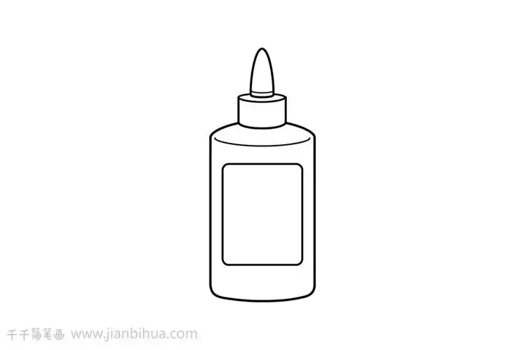 胶水简笔画怎么画